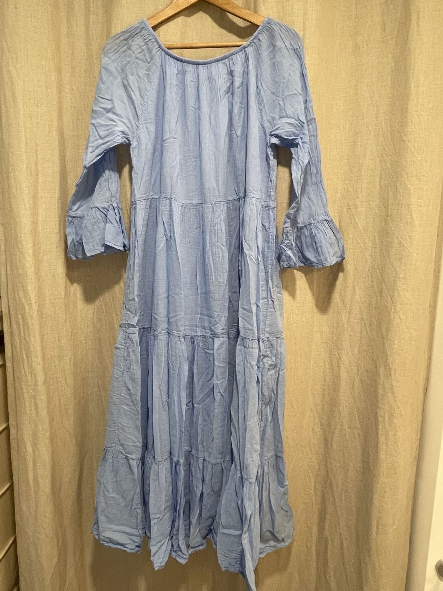 Robes: Sommerkleid hellblau One Size Baumwolle Versand + 9.- – Neuf (Voir description) à Meilen par ana9