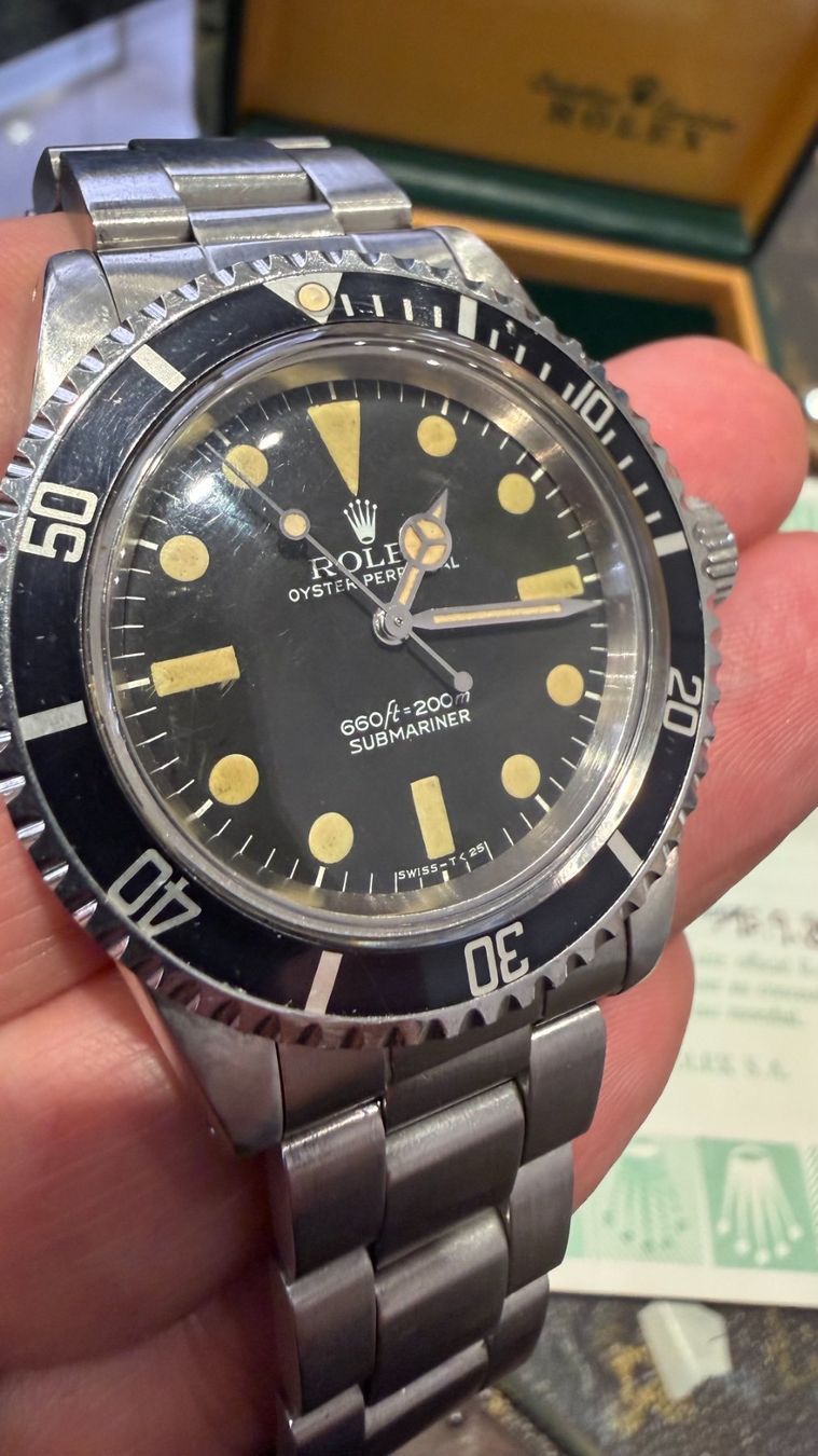 Rolex Uhren: Rolex 5513 Maxi dial MKI B&P – Gebraucht aus Randogne von 2G1909 1
