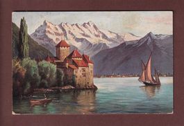 Château de CHILLON - Dents du Midi - 1908