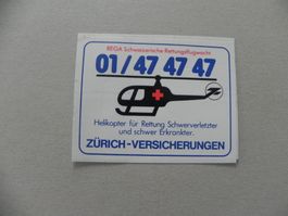 Kleber 40 Jahre alt Erinnerung Flugzeug Heli Helicopter Rega