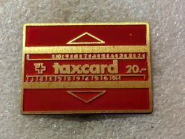 Anstecknadel 185: Taxcard