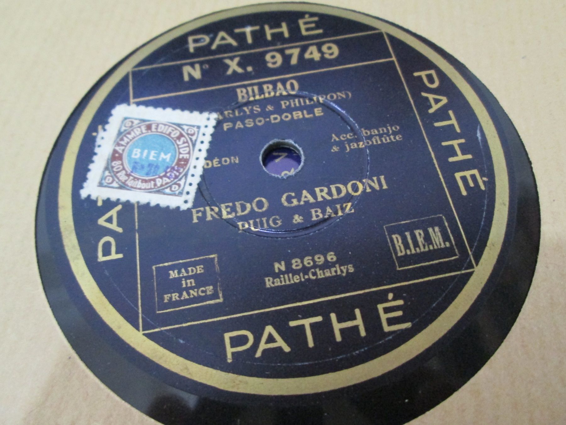 Schallplatten: DISQUES 78 TOURS – Gebraucht aus Lausanne von Leag 8