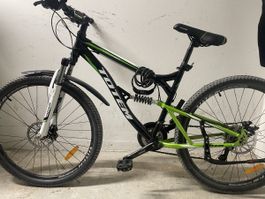 VTT Tout suspendu Totem Hammer noir et vert, occasion
