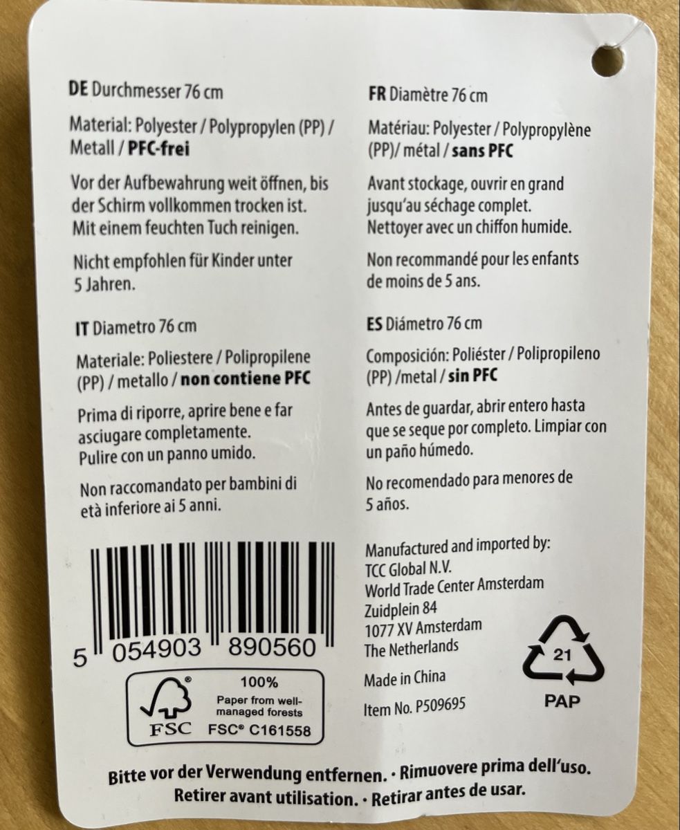 Altro per bambini: Kinder Regenschirm – Nuovo e nell'imballaggio originale da Adetswil venduto da Speedy-Simba 1
