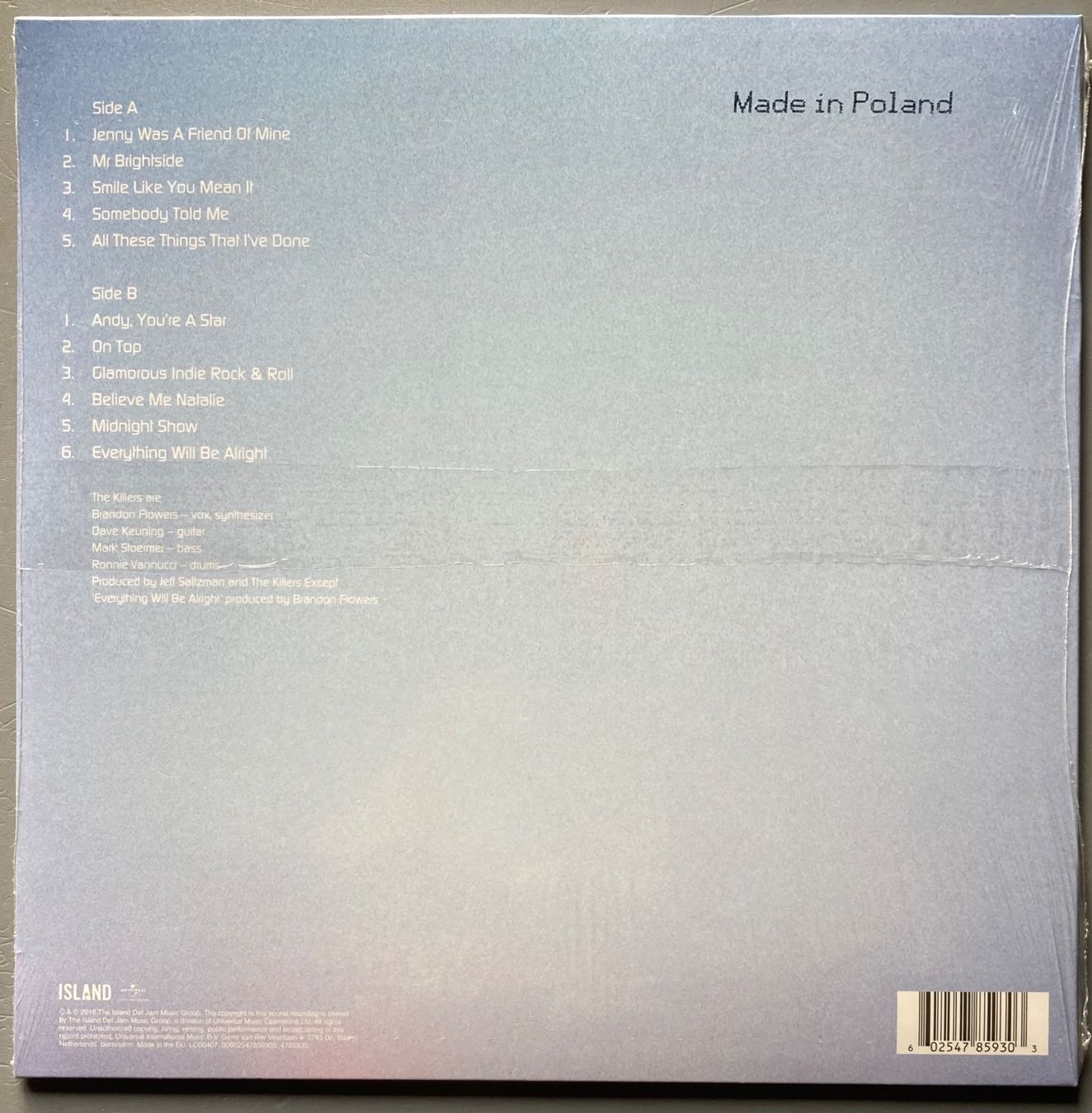 Schallplatten: THE KILLERS - HOT FUSS – Neu und originalverpackt aus Poliez-Pittet von  1