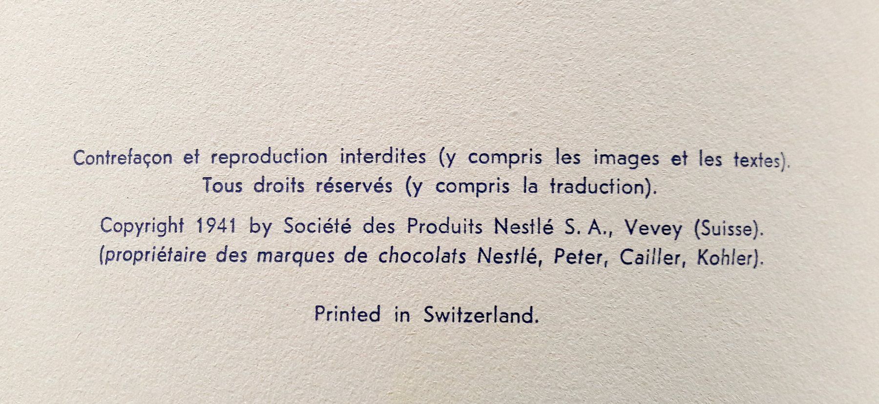 Libri: Qui ? Pourquoi ? Comment ?   NPCK Nestlé Peter Cailler 1941 – Usato da Tavannes venduto da Brocashop 3