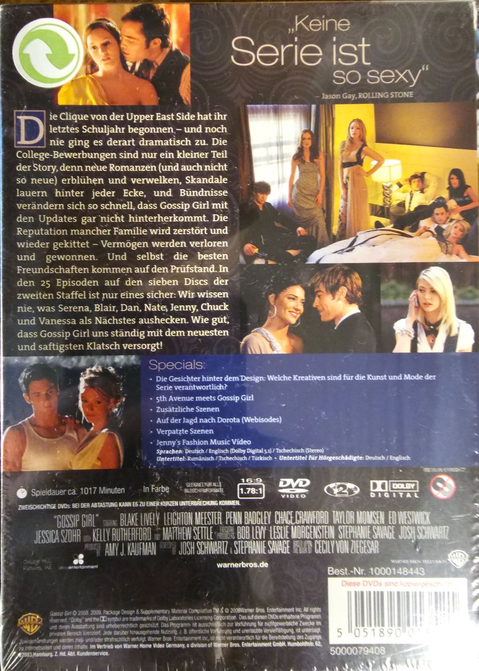 Tutti i DVDs: Gossip Girl - Staffel 2 – Nuovo e nell'imballaggio originale da Wahlen b. Laufen venduto da Cg10 1