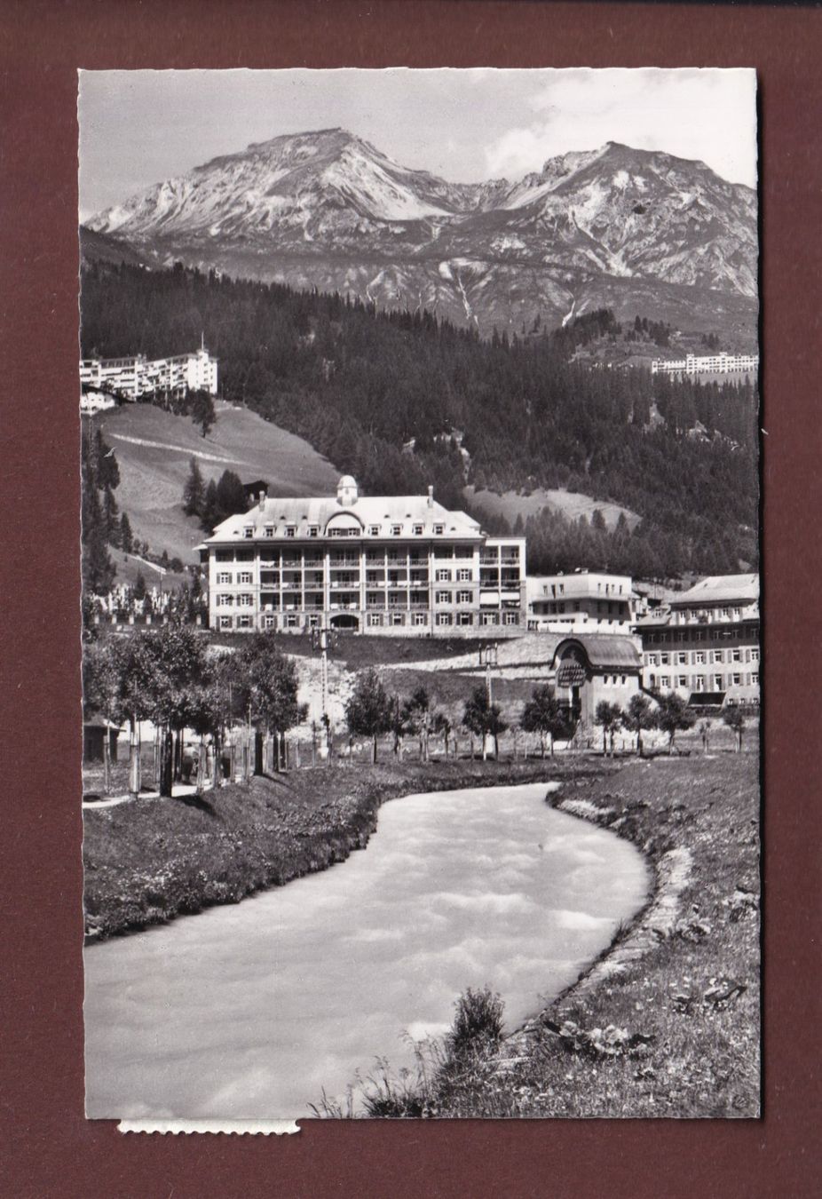 Ansichtskarten: DAVOS - Krankenhaus - 1961 – Gebraucht aus Pully von nicecards