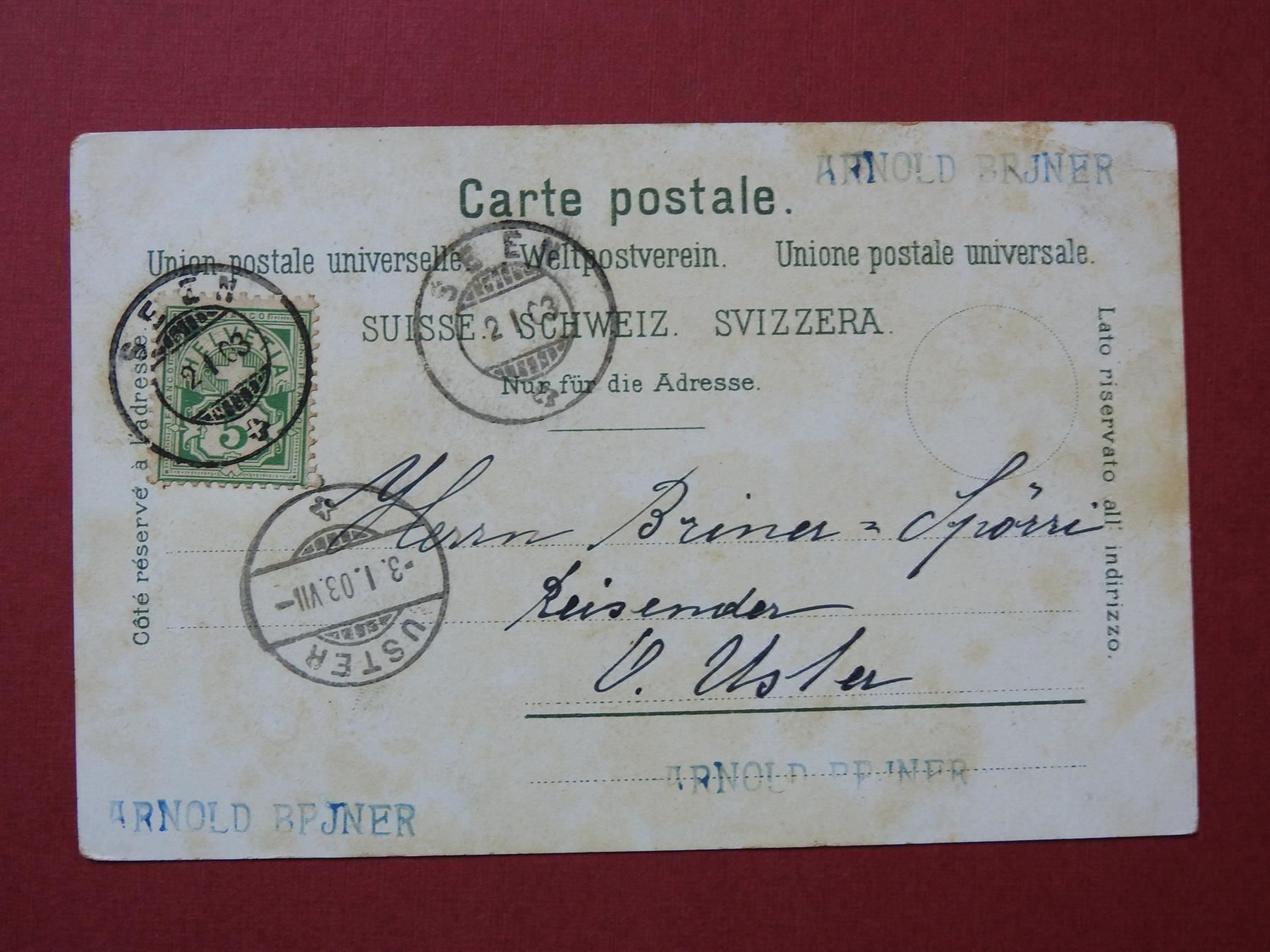 Cartoline postali: Winterthur Bahnhofstrasse, mit Kutsche ! – Usato da Rain venduto da 999-800-K 1