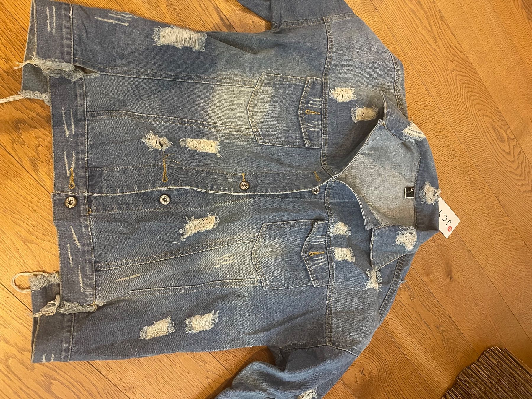 Giacche: Jeansjacke mit Muster Oversize Gr M – Nuovo (secondo la descrizione) da Bassersdorf venduto da Sandy456 5