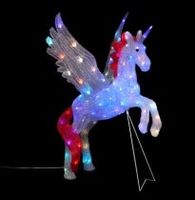AKTION LETZTE Beleuchtung süsses Einhorn mit bunten LEDs