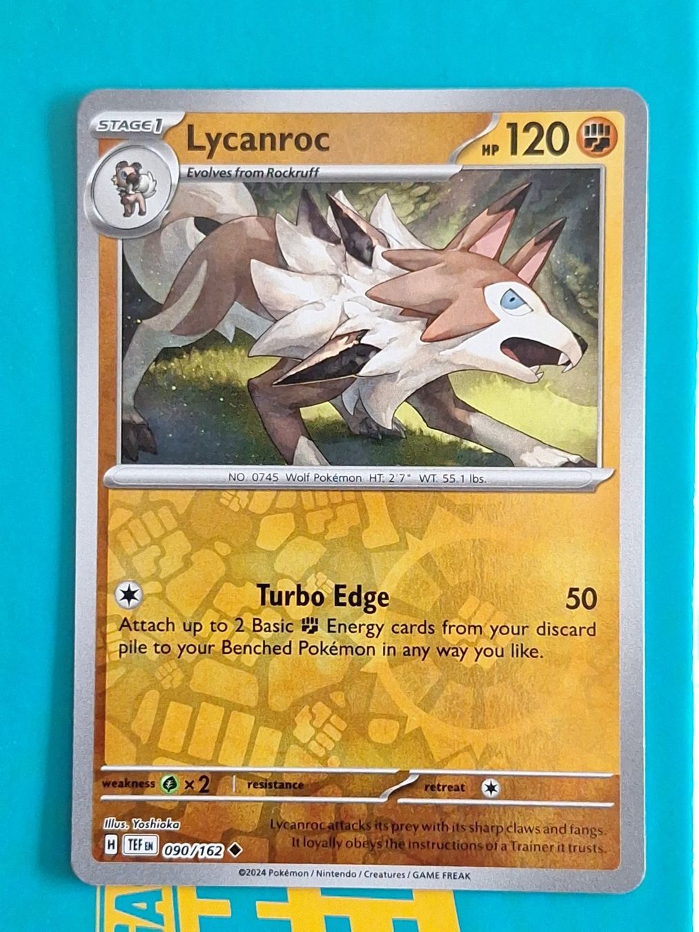 Pokémon Carte collezionabili: Lycanroc - Pokemon Temporal Forces Reverse Holo - #2.6 – Usato da Altstätten SG venduto da GGsGameshop
