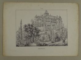 BLONAY, VAUD, FEDERLITHOGRAPHIE 1840