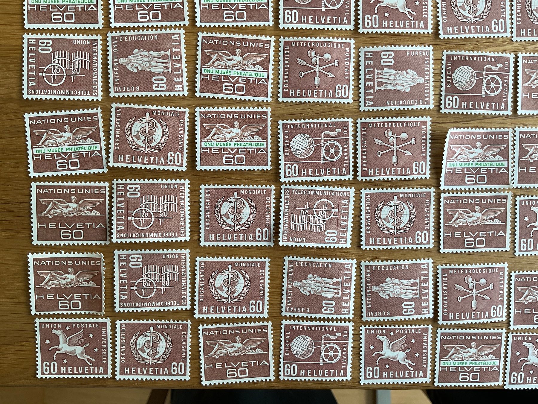 Tutti i francobolli: 60Fr Ämter Frankaturware ungestempelt postfrisch Sammlung – Nuovo (secondo la descrizione) da Wil SG venduto da Chefsugus 3
