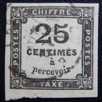 Frankreich Porto Kat. 5 gest. 1871 Kat. 55 Euro