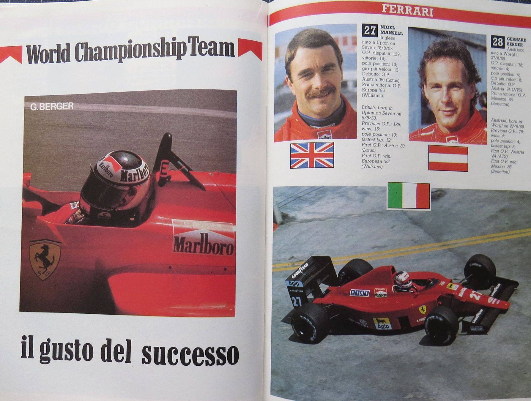 Documenti: Programm Formel 1 GP Italien in Monza von 1989 – Usato da Ettingen venduto da campione_1 2