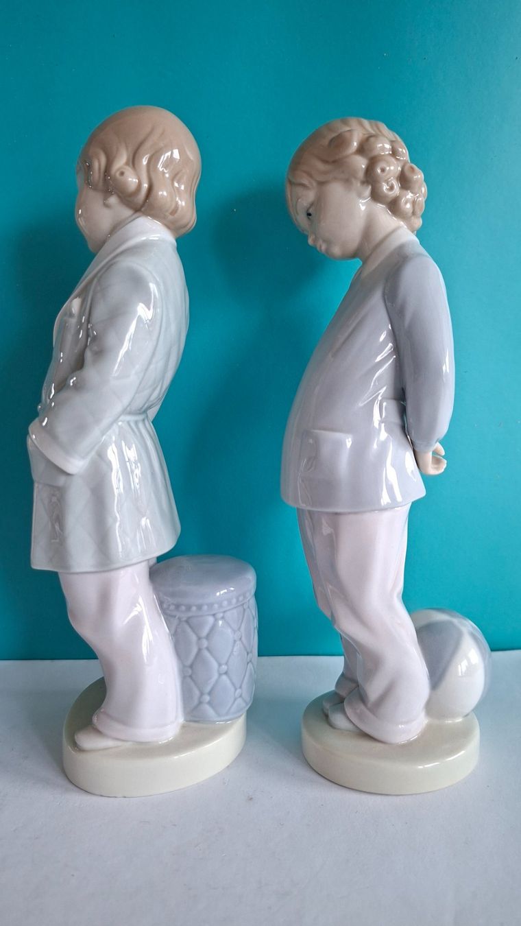 Lladro Statuette: Zwei Lladro Figur, Top Zustand – Usato da Opfikon venduto da Diversamente 1