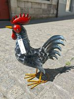 Blech Hahn / Güggel / Huhn für Indoor & Outdoor Schwarz