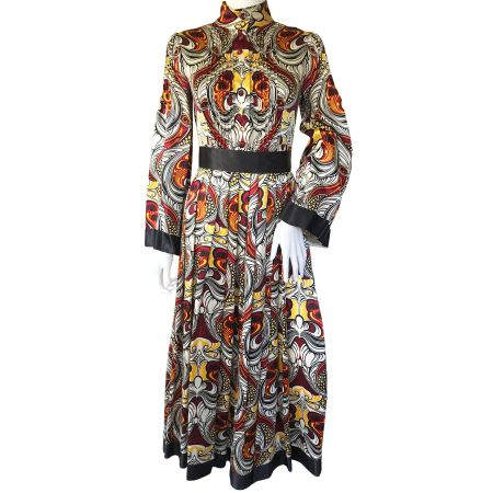 Kleid Seidensatin S JEAN MUIR London Designerin VINTAGE 90s