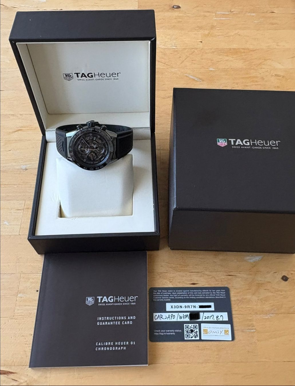 Tag Heuer Orologi: Tag Heuer Carrera Heuer 01 Ceramic Fullset – Usato da Birsfelden venduto da Mynos 3