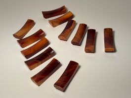 Messerbänke Essstäbchenablage Holz  Vintage