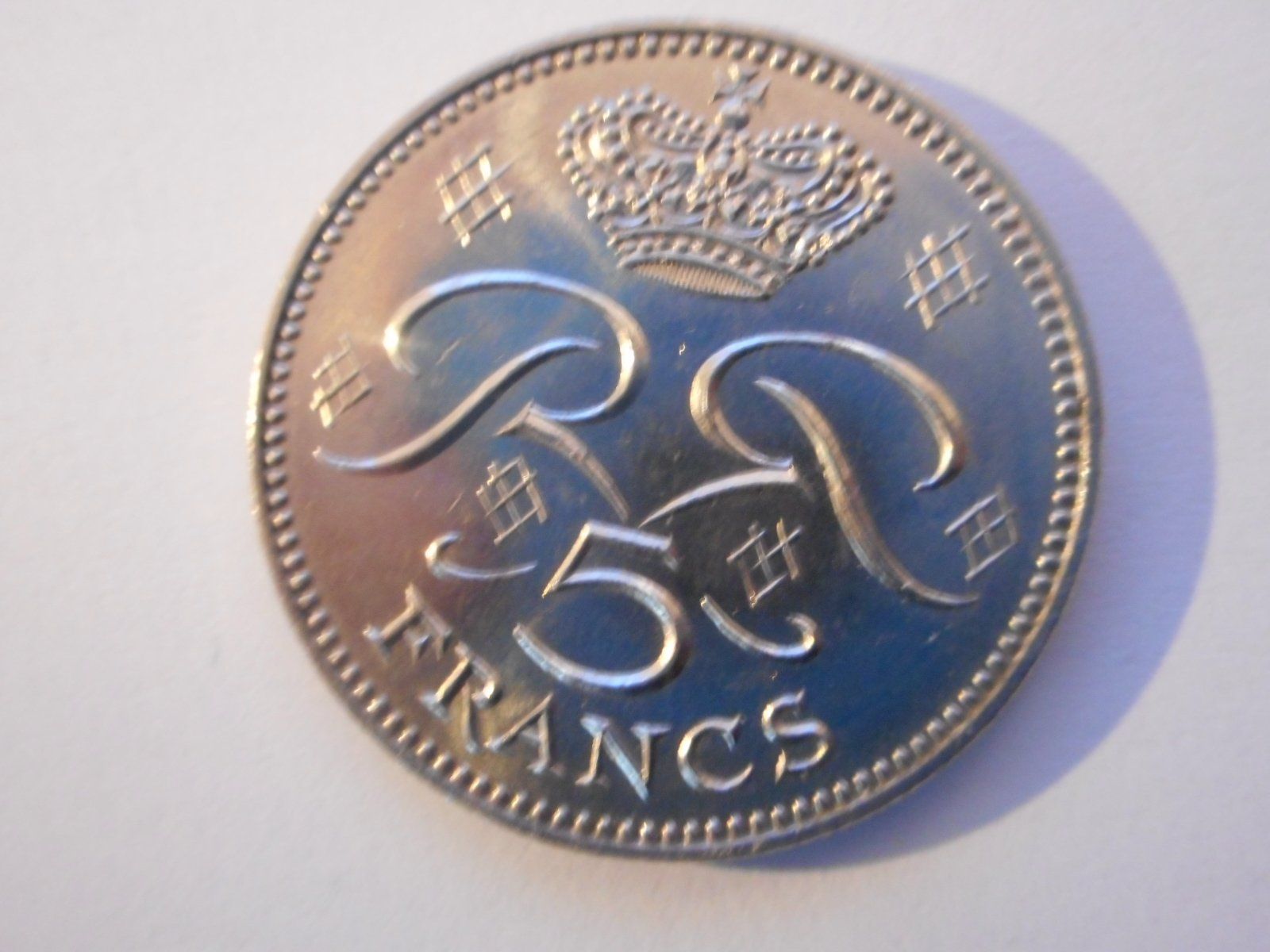Tutti le monete: 1982    5 Francs Monaco  unz – Nuovo (secondo la descrizione) da Kriegstetten venduto da pizlad2010 1
