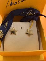 Gold Sterne Ohrstecker / Ohrringe neuwertig