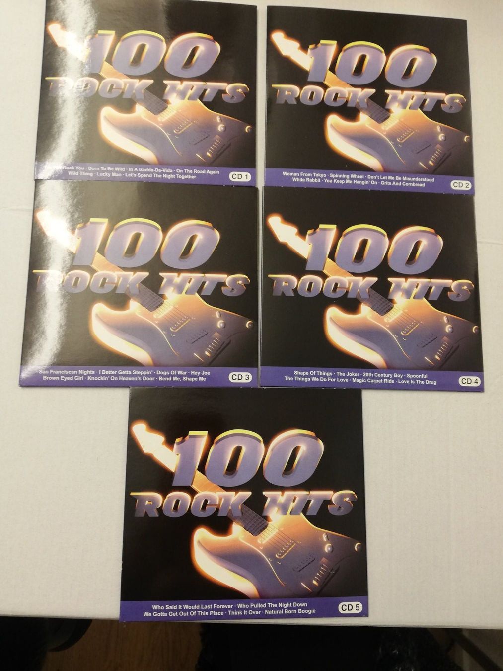 CD: 100 ROCK HITS - 5 CD BOX – Usato da Bern venduto da Vinylsound.ch 2