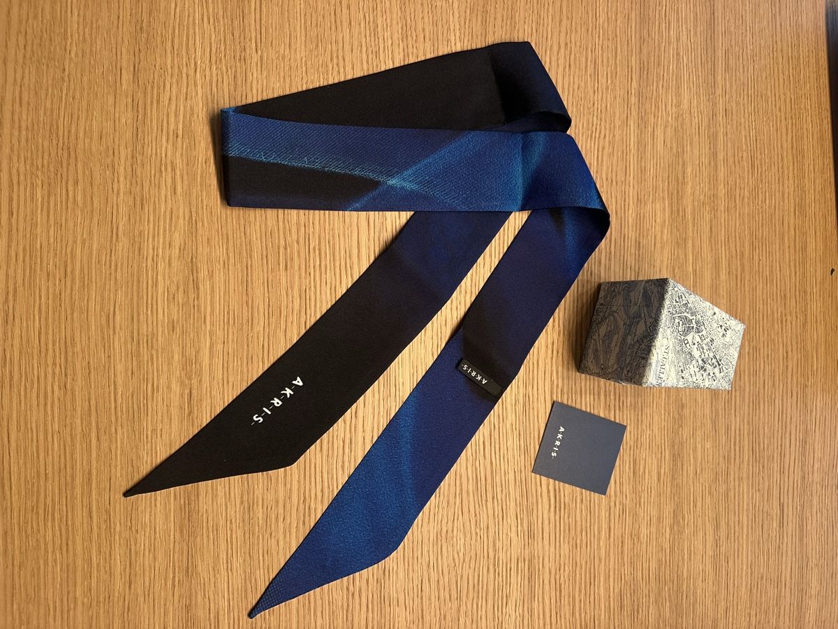 Akris Foulard & Sciarpe: New AKRIS 100% silk twilly scarf – Nuovo e nell'imballaggio originale da St. Niklausen LU venduto da lau_259n