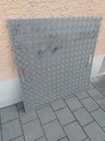 Verladerampe Aluminium grau Laderampe Auffahrrampe 100x100cm
