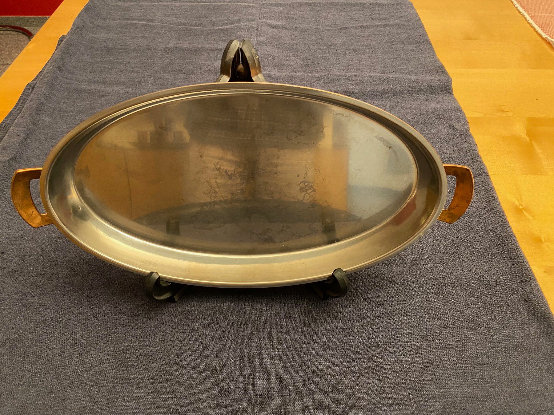 Padelle: Kupfer Bratpfanne oval – Usato da Oberentfelden venduto da dsommer57