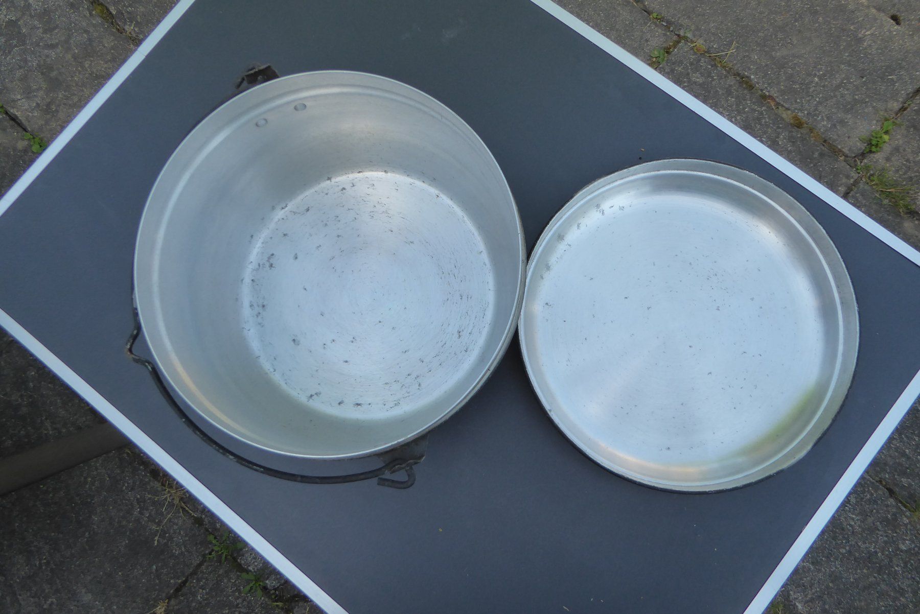 Pentole: Grosser Camping Topf mit Deckel Marco – Usato da Sargans venduto da Benziner 4