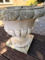 Schöne Pflanztopf aus Stein - Klassische Kelchform