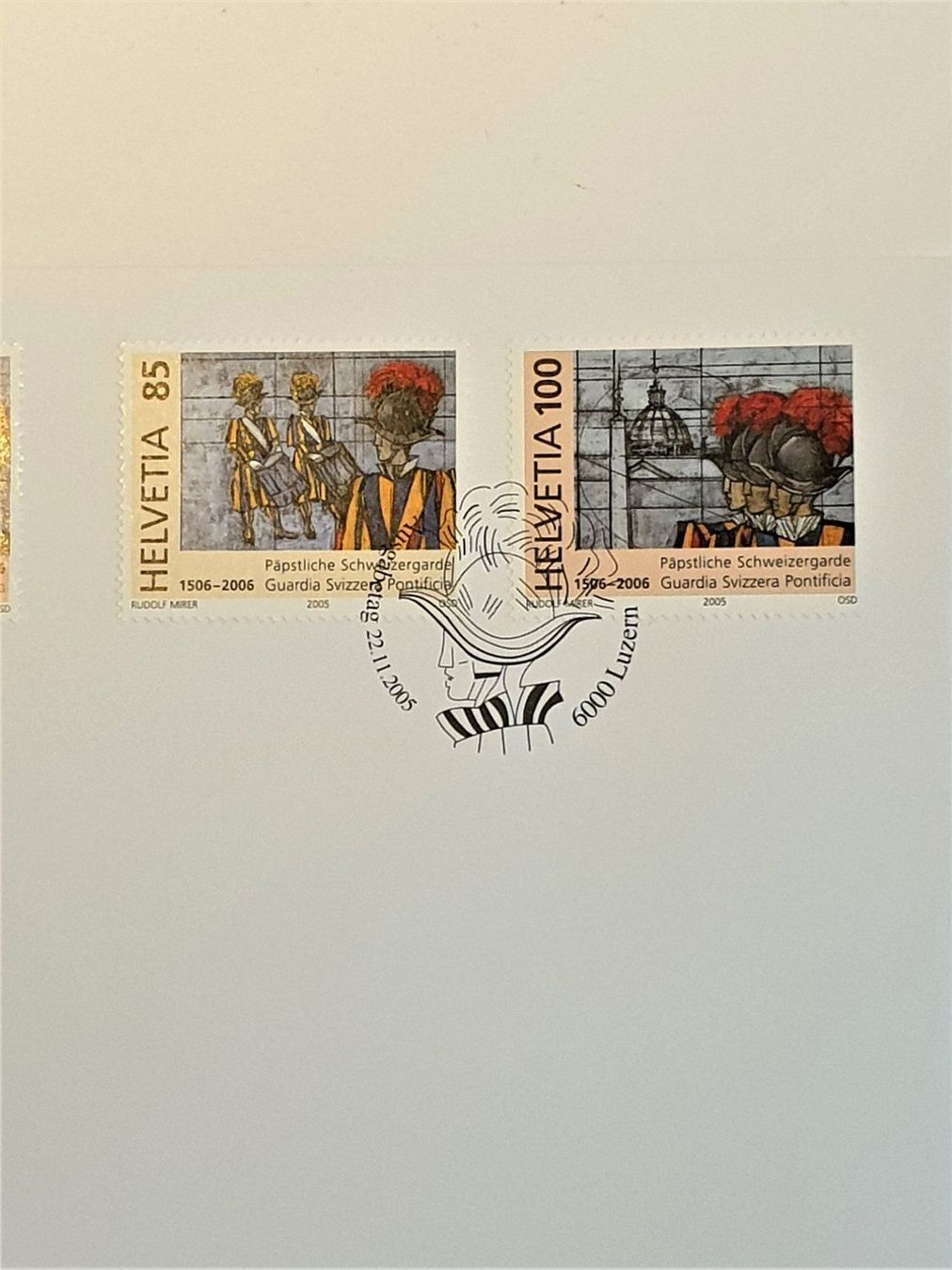 Alle Briefmarken: (19)Gemeinschaftsausgabe Schweiz-Vatikan – Gebraucht aus Schwarzhäusern von Inot3 2