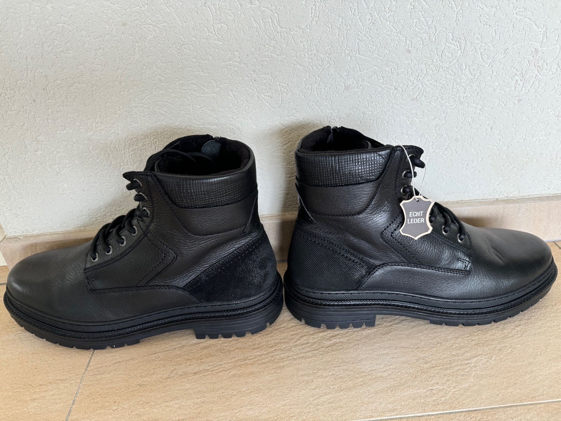 Scarpe da uomo: SANSIBAR Bottines en cuir, p.45 – Nuovo e nell'imballaggio originale da St-Gingolph venduto da GoldenKeys 2