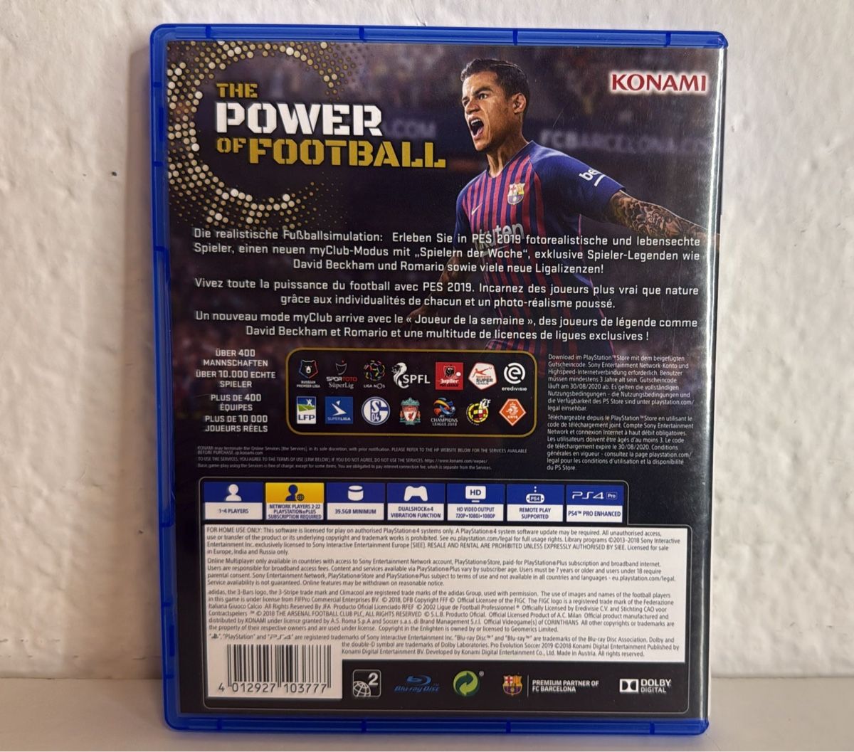 Sony Giochi: PES 2019 Pro Evolution Soccer PS4/PS5 game – Usato da Ehrendingen venduto da bubulence 1