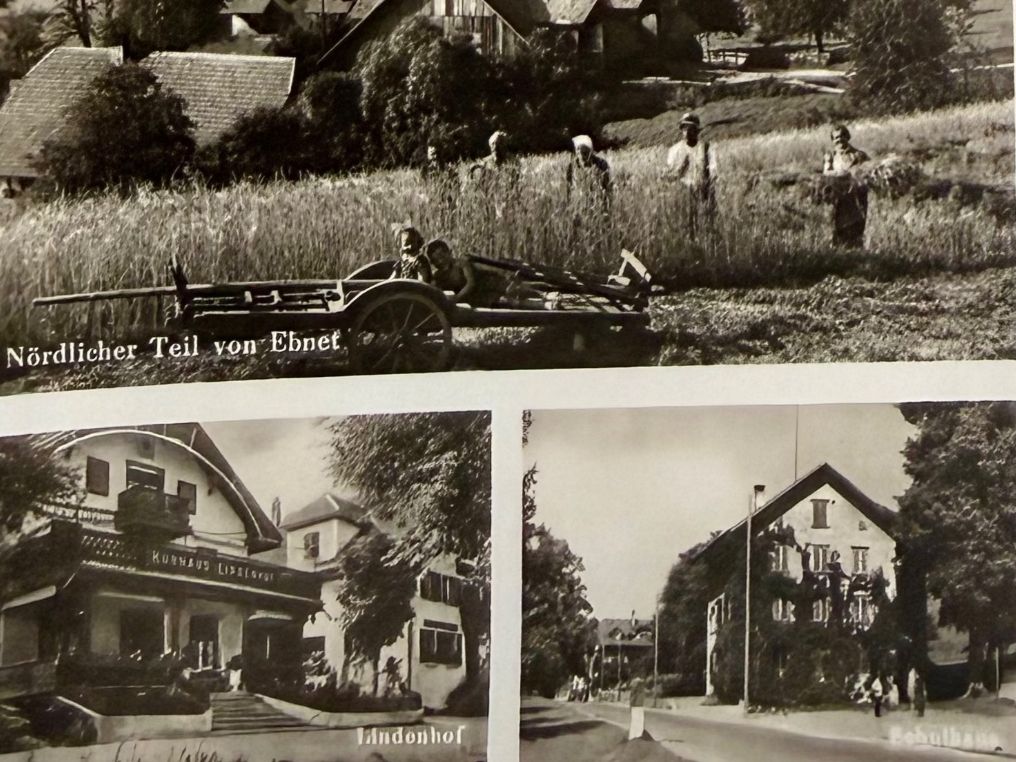 Cartoline postali: Ebnet - Entlebuch - Multivue - Animation 1946 – Usato da Lutry venduto da Ediego 2