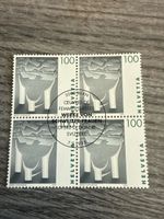 Schweiz Briefmarke Meret Oppenheim 1993 Viererblock Top!