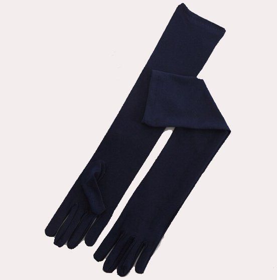 Guanti & manicotti: NEUE dunkelblaue lange Handschuhe - 220599 – Nuovo (secondo la descrizione) da Küssnacht am Rigi venduto da Pidu5