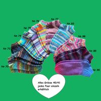Sneakers-Socken Grösse 40/41 jedes Paar einzeln erhältlich