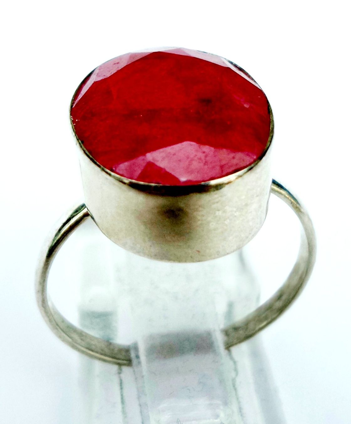 Ringe: Ring Silber mit ovalem Rubin Grösse 53 Neu – Neu (gemäss Beschreibung) aus Zürich von benedikt12 8