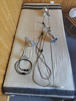 Stehlampe und Tischlampe  Aluminium