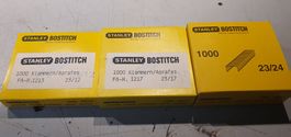 Stanley Bostitch Klammern 23/12, 23/17, 23/24 - 3 Päckli OVP