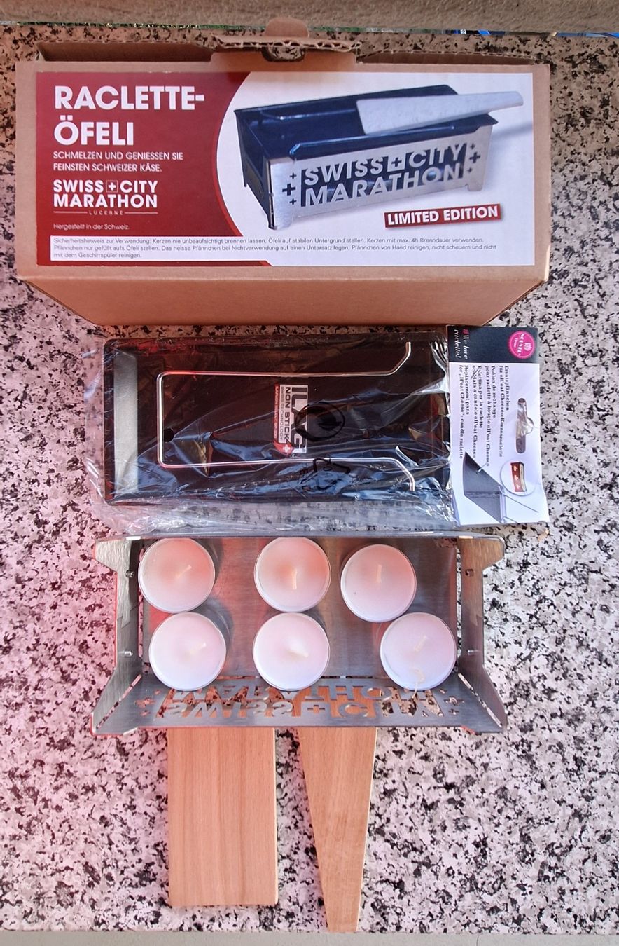 Elettrodomestici da cucina: Racletteöfeli "Lucerne Marathon", mit Rechaudkerzen – Nuovo e nell'imballaggio originale da Eich venduto da Hofdere