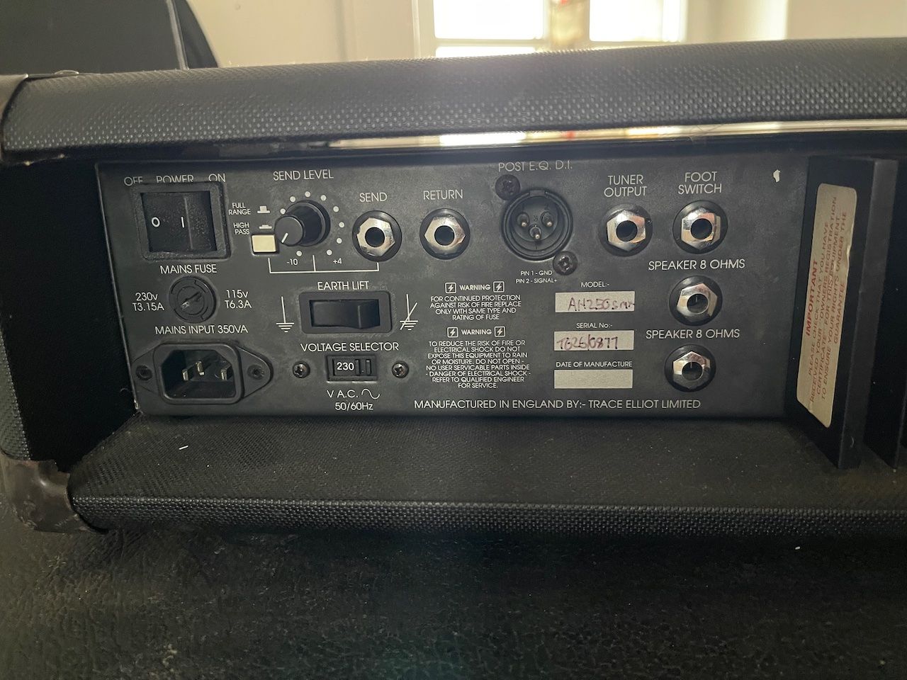 Mesa Boogie Amplificatori: Bass-Stack Trace Elliot GP12 SMX + Mesa 1x18 Box – Usato da Wangen ZH venduto da Fredm84 4