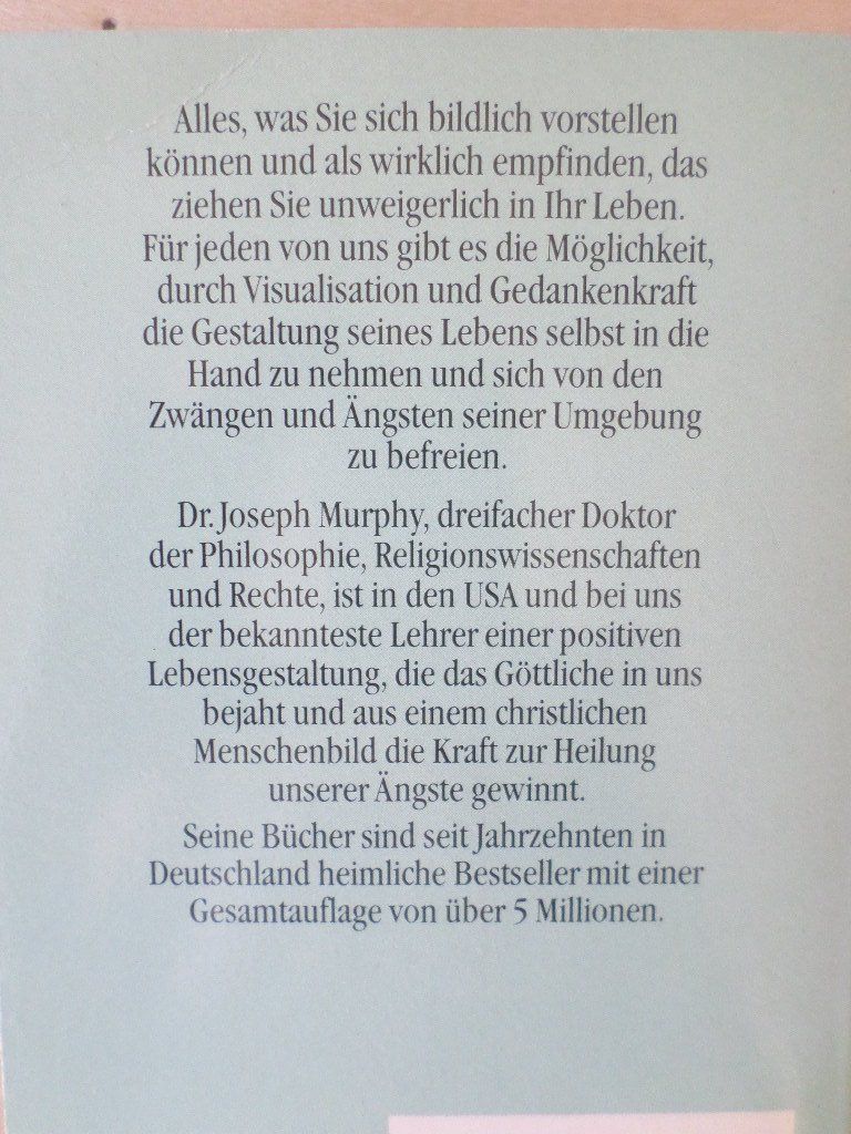 Libri: Die Kraft schöpferischen Denkens / Dr. Joseph Murphy – Usato da Liestal venduto da man_7bt6 1