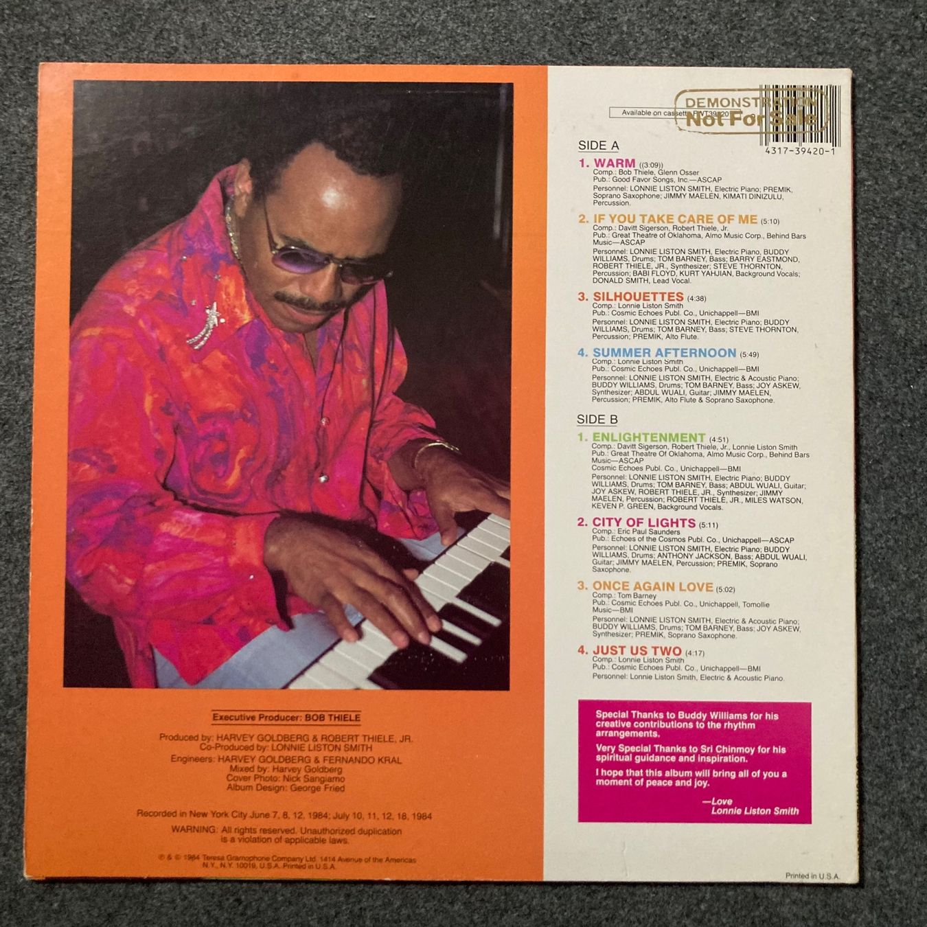 Vinyles: Lonnie Liston Smith -  Silhouettes - LP – D'occasion à dachsen par oheio 1
