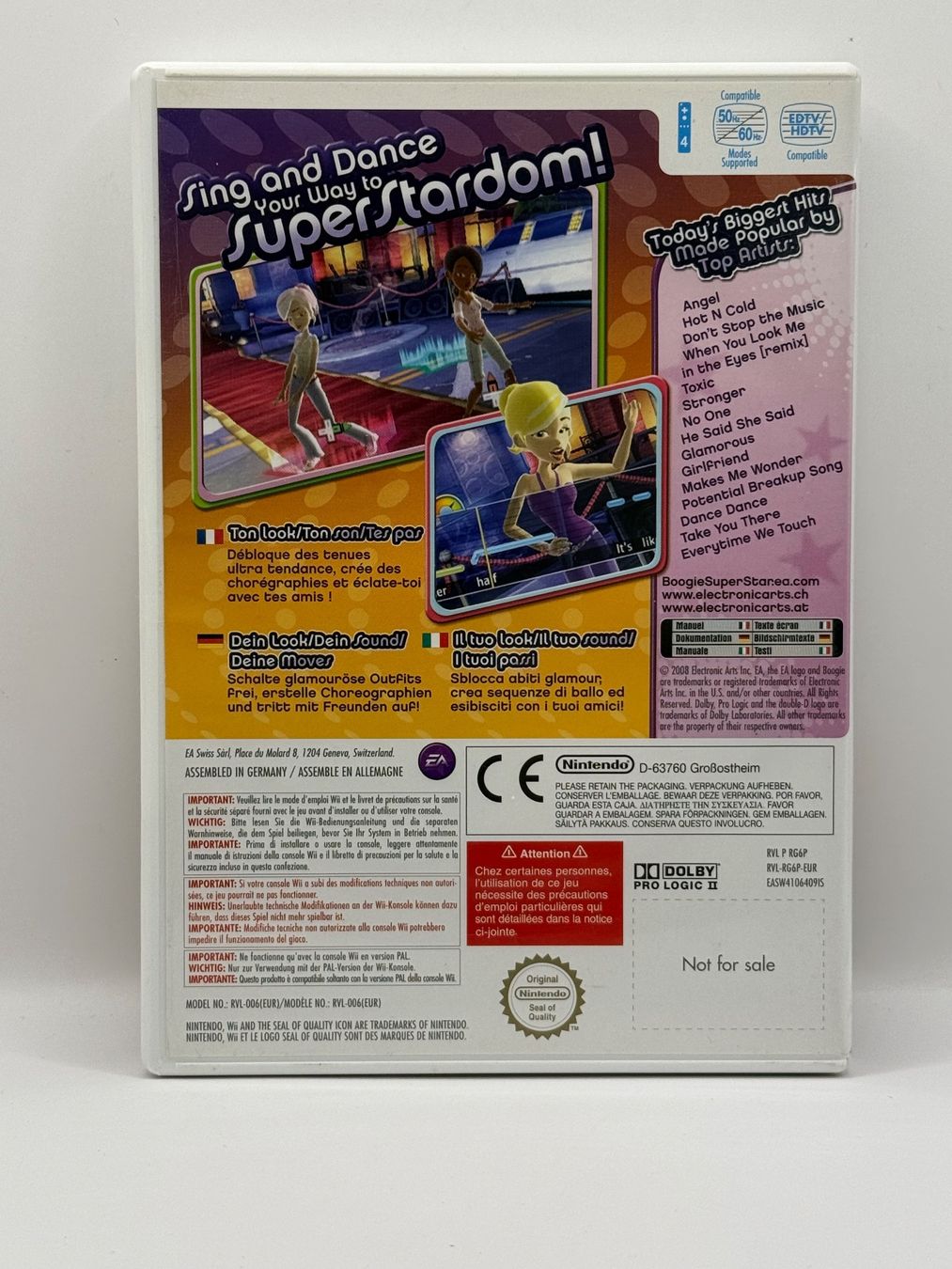 Nintendo Giochi: Boogie Superstar - Nintendo Wii – Usato da Dietikon venduto da gab_qz7y 1