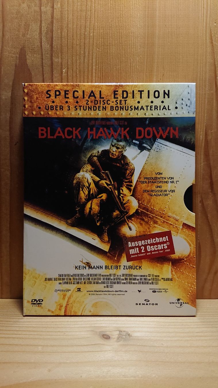 Tutti i DVDs: BLACK HAWK DOWN DVD Special Edition mit Josh Hartnett – Usato da Wilderswil venduto da Exebub