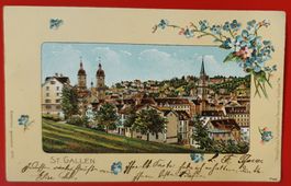 Prägekarte - St.Gallen 1905